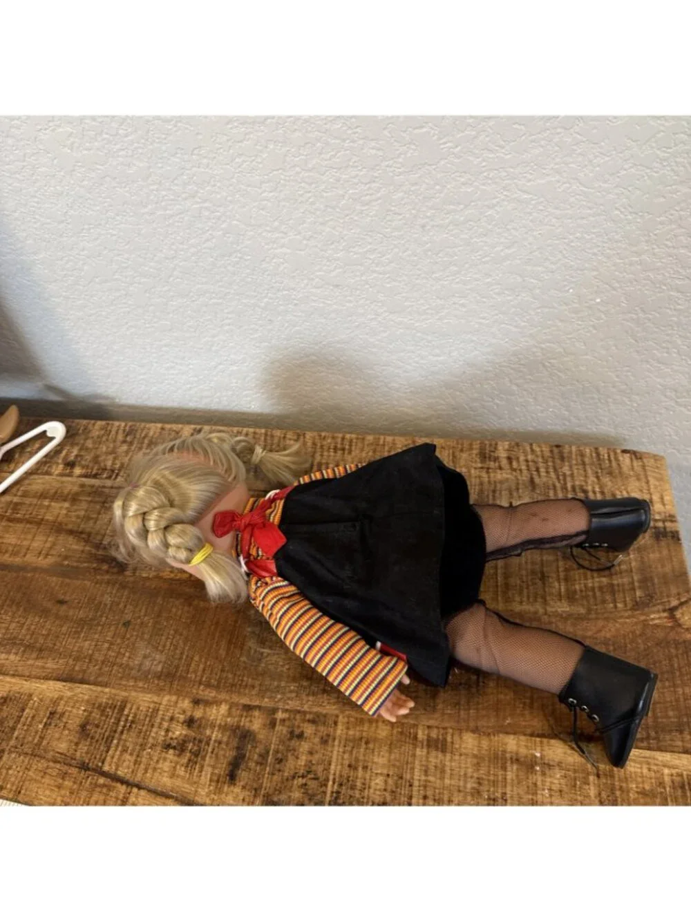 Vintage 1997 Max Zapf Doll 17”Vinyl Blonde Hair Brown Eyes